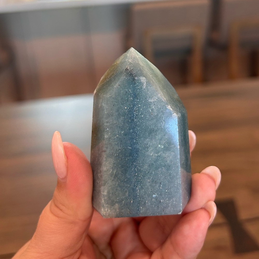 Teal/Blue Aventurine Crystal Tower